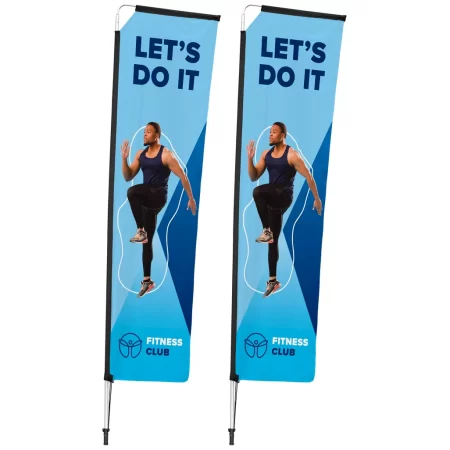 Legend 3m Telescopic Flying Banner (Set of 2)